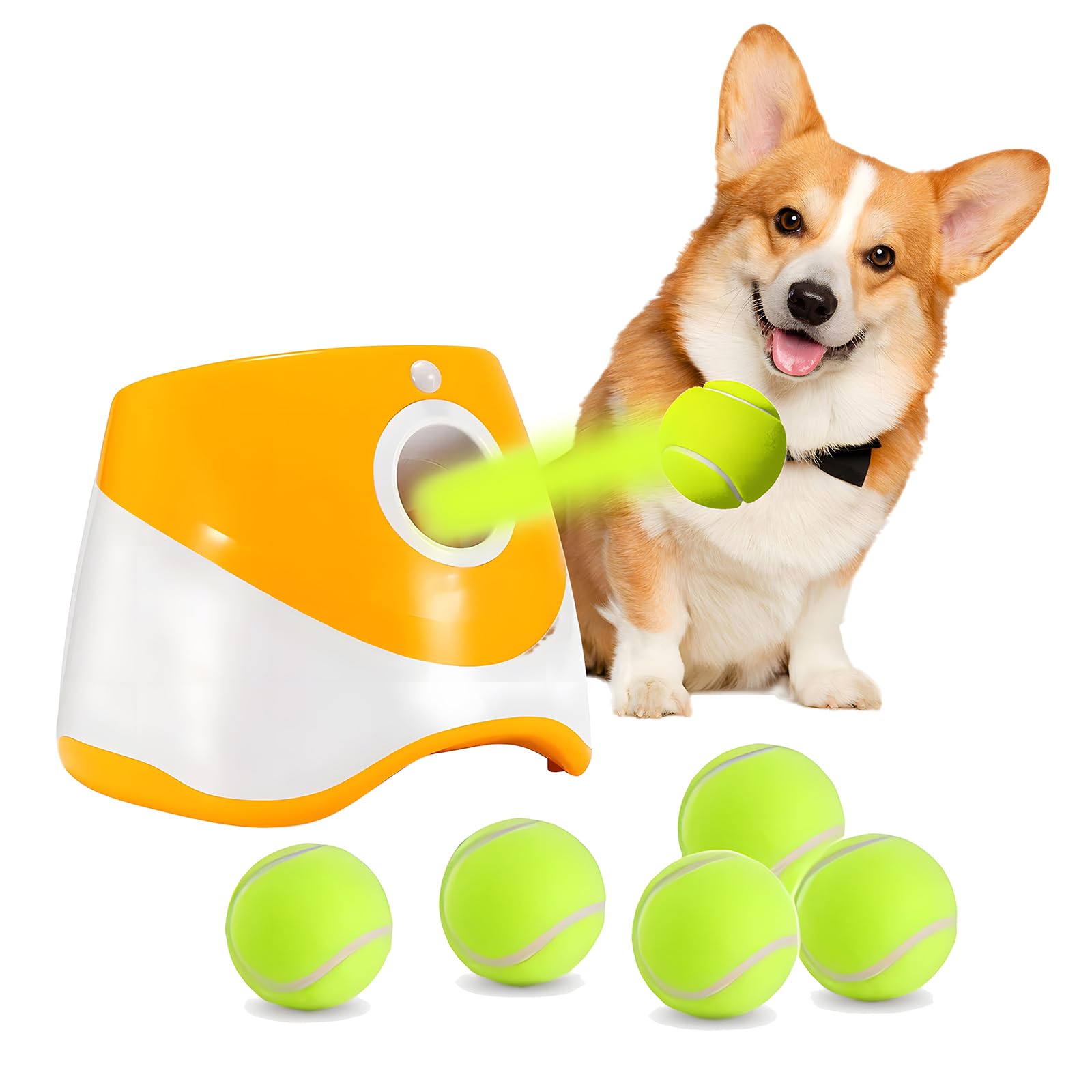 Catapult Launcher Toy - ボールランチャー犬用インタラクティブおもちゃ、犬用ボール投げ器、トレーニングおもちゃ、ジャンプボールカタパルトおもちゃセット