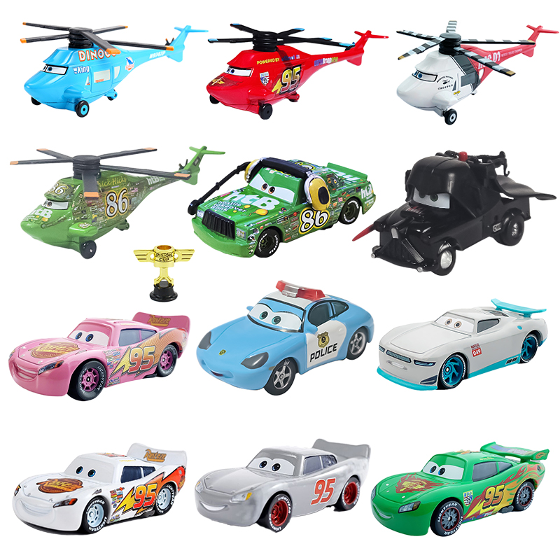Kids Toys 3 Year Old - ダイキャスト合金製の金属製おもちゃの車、コレクション、飛行機、チック・ヒックス、キング・ライトニング、ミニ、小型ハドソン、トラクター、航空機、レーシングカー、3、2、1。