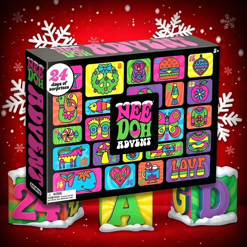 24日間のニードー スクイッシー アドベントカレンダー クリ - Kids Toys Xmas のレビューと価格