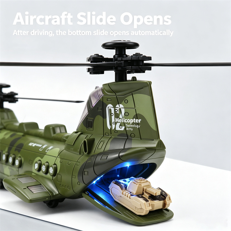 電動バンプ＆ゴー輸送機おもちゃ 360度回転 LEDライト  - Kids Toys Xmas のレビューと価格