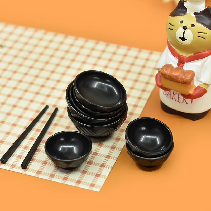 ミニチュアディナープレートとボウル箸子供用トレイモデル、キッ - Kids Toys Kitchen Set のレビューと価格