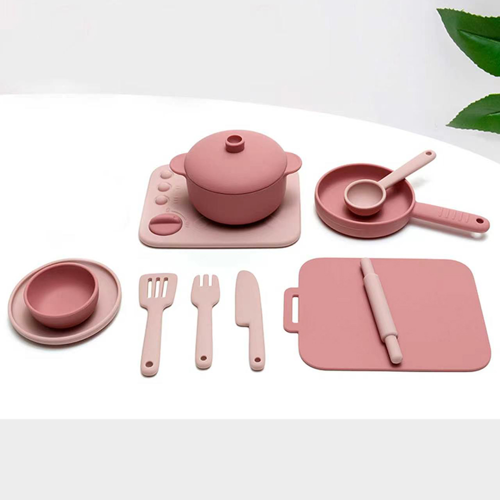 12個入り、子供向けごっこ遊び用キッチンおもちゃセット。シリ - Kids Toys Kitchen Set のレビューと価格