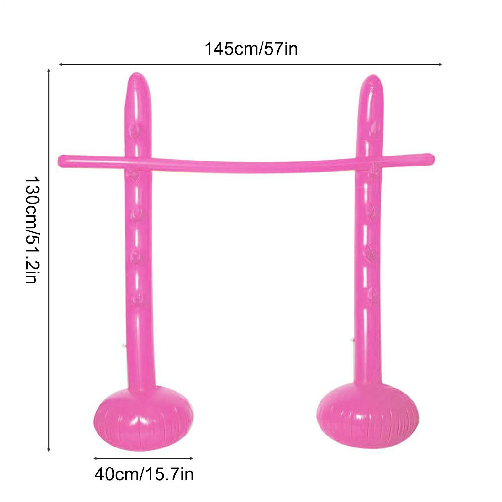 高さ調節可能なインフレータブルリムボポール、パーティー用ゲー - Kids Yard Toys のレビューと価格