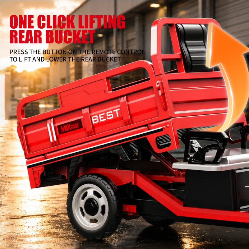 JJRC C8843 フルスケール合金製RC三輪車 2.4G - Kids Toys Under 50 のレビューと価格