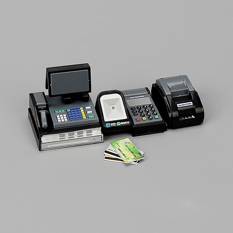 1セット：1/12スケールのドールハウス用ミニスーパーマーケ - Toy Cash Register のレビューと価格