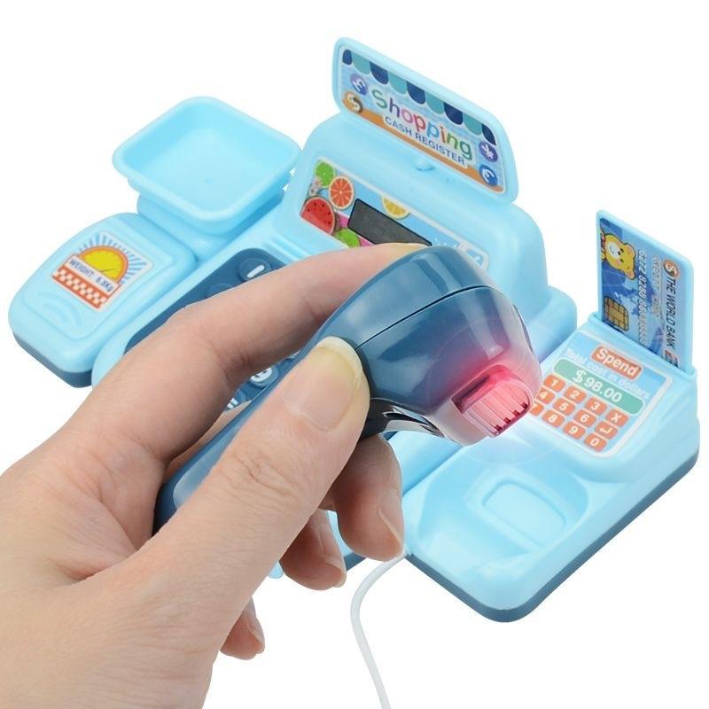 【新製品】1セット電子ゲーム照明と音響効果付きスーパーマーケ - Toy Cash Register のレビューと価格